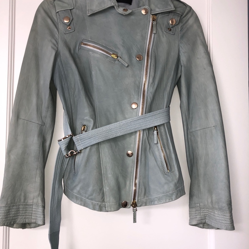 Beautiful soft leather Gucci jacket